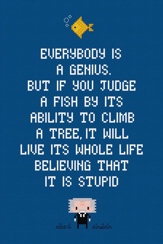 ALBERT EINSTEIN QUOTES FISH image quotes at relatably.com