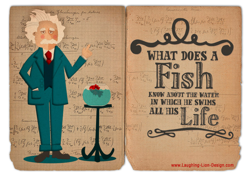 ALBERT EINSTEIN QUOTES FISH image quotes at