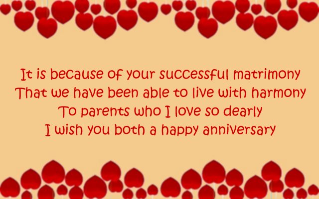 anniversary quotes for parents from daughter in hindi