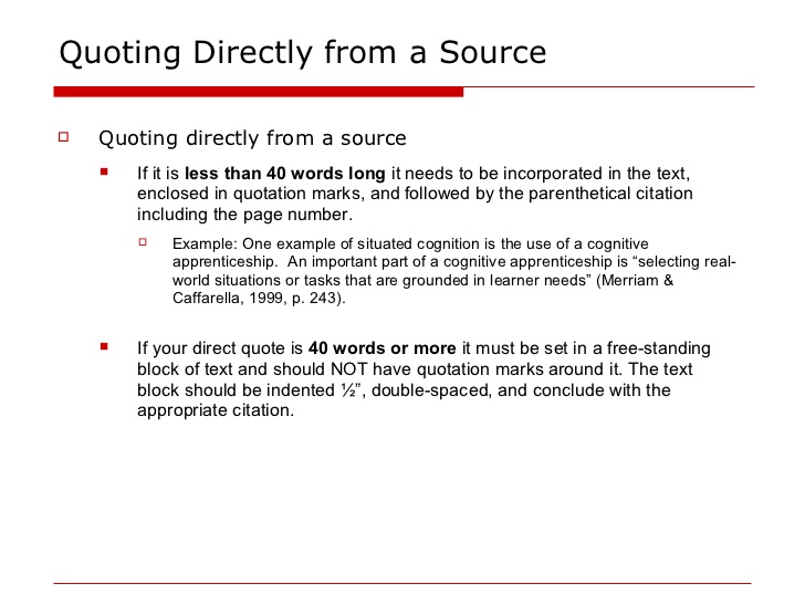 Essay writing reference quote
