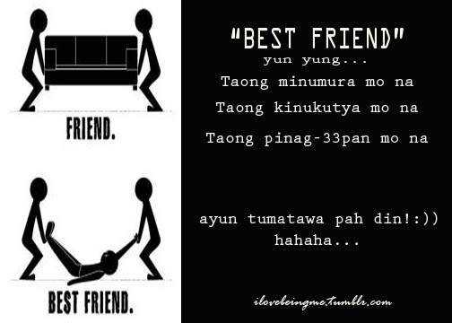 sad quotes best friend tagalog best friends forever quotes tagalog image at - Best Friend Quotes