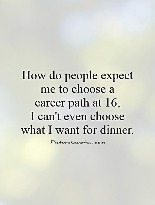change in career path