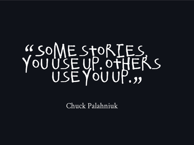 CHUCK PALAHNIUK QUOTES image quotes at relatably.com