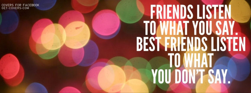 CUTE FRIENDSHIP QUOTES FOR FACEBOOK COVER image quotes at relatably ...