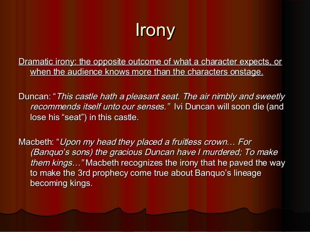 irony in macbeth 2 essay irony in macbeth 2 essay