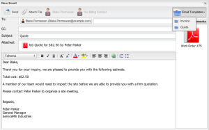 professional email template