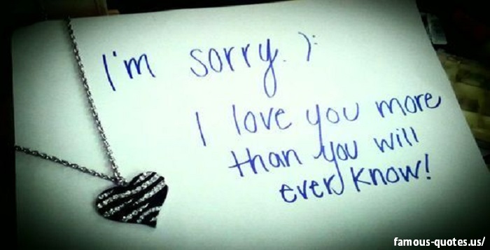 Am Sorry Love Quotes For Him Valentine Day Source