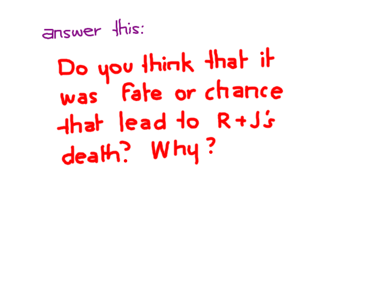 Romeo and juliet fate essay