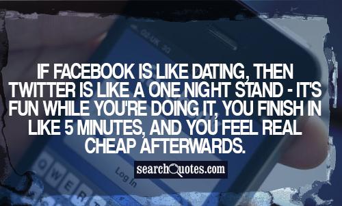 Online-dating one night stand