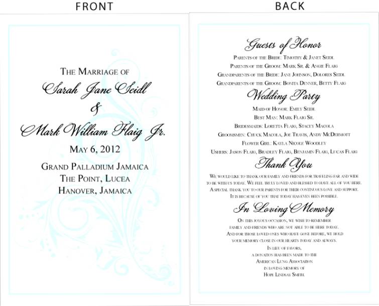 In loving memory program picture