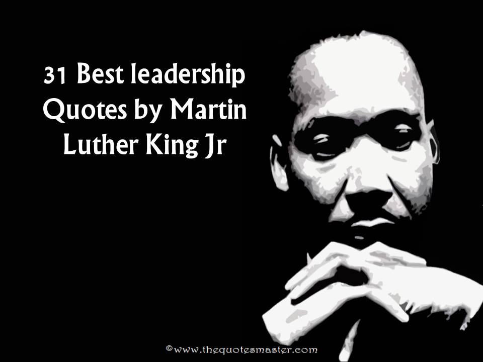 What made martin luther king a great leader
