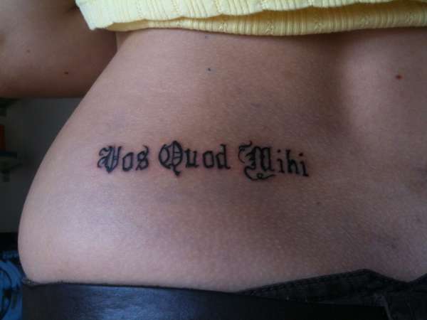 Фото тату esto quod es Фото тату esto quod es