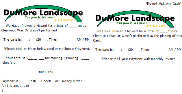 lawn care proposal template