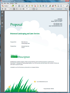 lawn service quote template image quotes at relatably com lawn maintenance proposal
