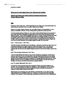 the artisitic form in king lear essay the artisitic form in king lear essay