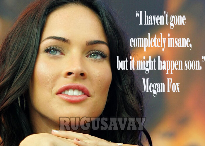 MEGAN FOX QUOTES image quotes at relatably.com Megan Fox Quotes
