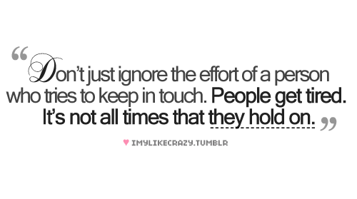 Dating someone who makes no effort