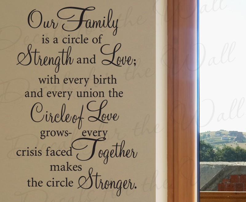 QUOTES ABOUT FAMILY LOVE AND STRENGTH image quotes at relatably.com