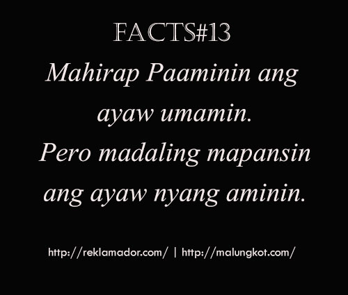 Patama Quotes at Tanga Love Quotes Tagalog Mr. Reklamador ... via ...