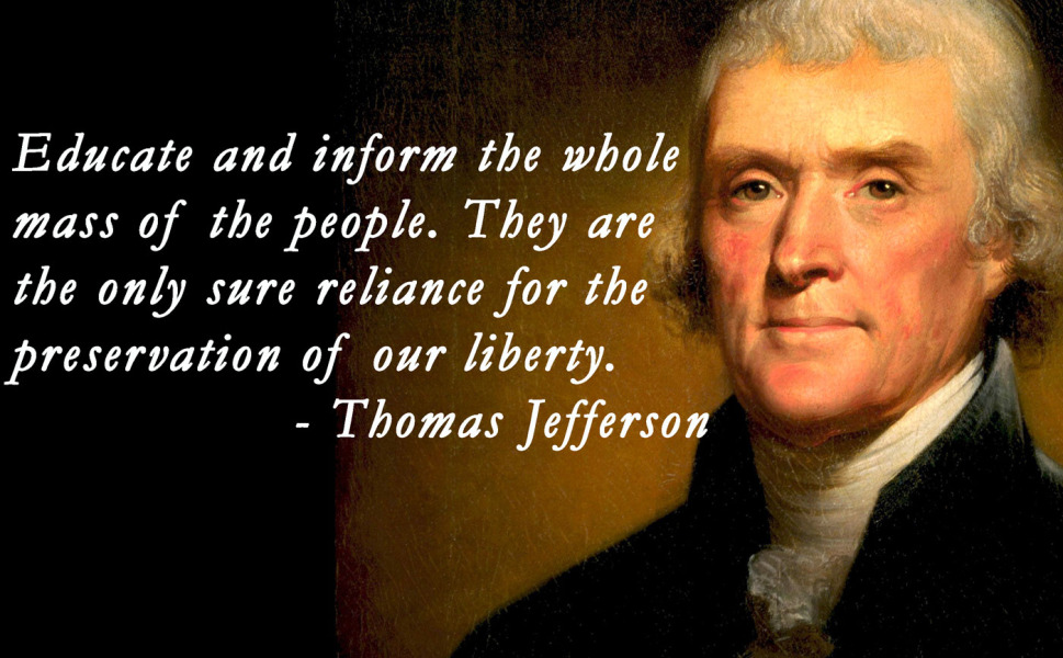 Image result for thomas jefferson education quotes