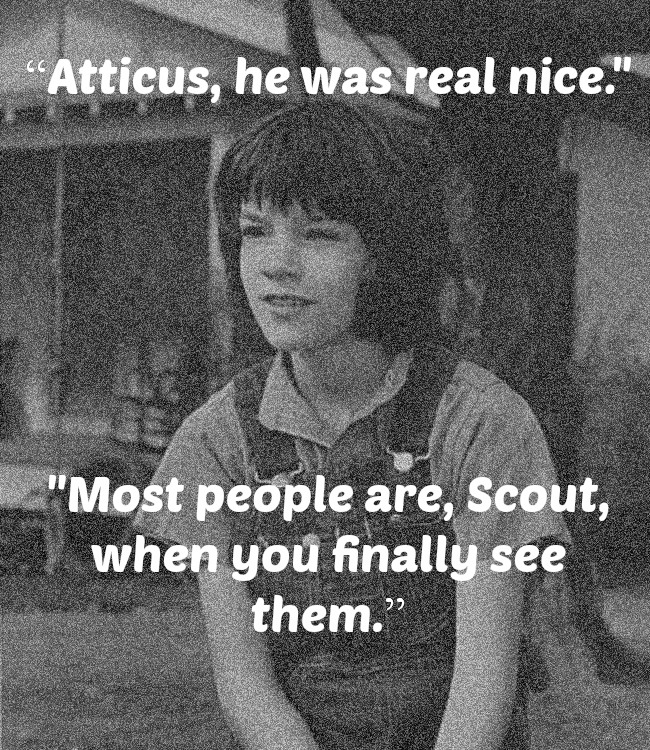 QUOTES FROM TO KILL A MOCKINGBIRD SCOUT FINCH image quotes at