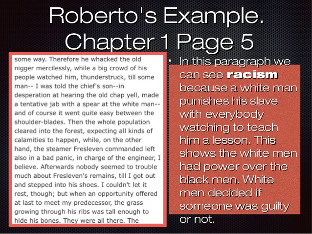 racism and discrimination in joseph conrads heart of darkness Hey reddit i read joseph conrad's heart of at time conrad is very sarcastic about racial discrimination and chinua achebe on racism in heart of darkness:. racism and discrimination in joseph conrads heart of darkness Hey reddit i read joseph conrad's heart of at time conrad is very sarcastic about racial discrimination and chinua achebe on racism in heart of darkness:.