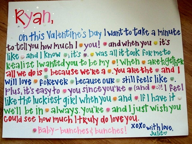 cute valentines day ideas for him