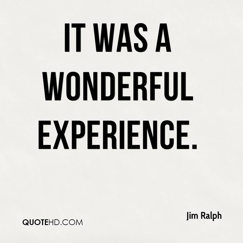 WONDERFUL EXPERIENCE QUOTES image quotes at