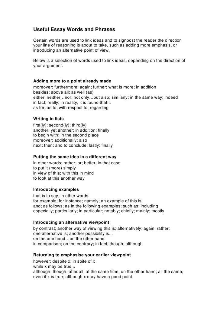 example of formal essays