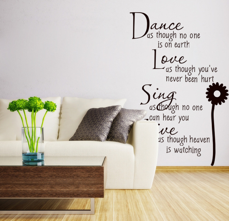 HOME DECOR QUOTES WALL DECALS image quotes at relatably.com