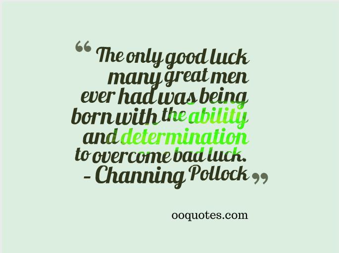 LUCK QUOTES image quotes at relatably.com